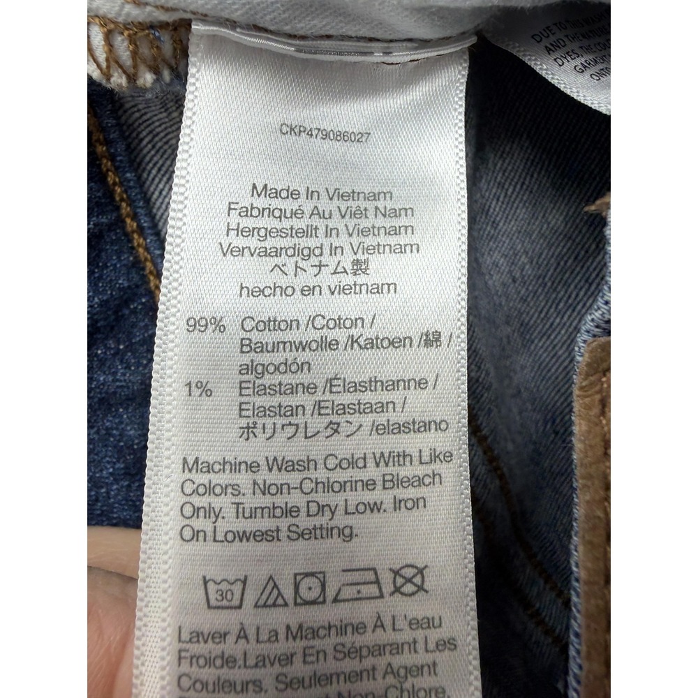 Madewell Mid Rise Perfect Vintage Jeans Womens 27 Blue Medium Wash Straight - Picture 12 of 14